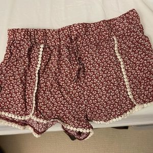 Francesca's Floral Shorts